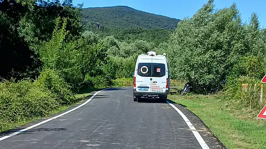 Otomobil şarampole yuvarlandı