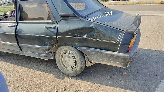 Toptancılar kavşağında kaza