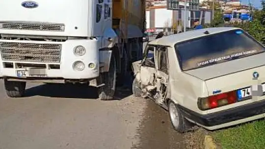 Çatmaca çevre yolunda kaza