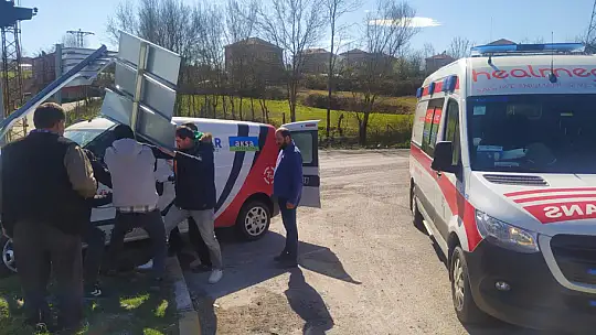 Havaalanı kavşağında kaza