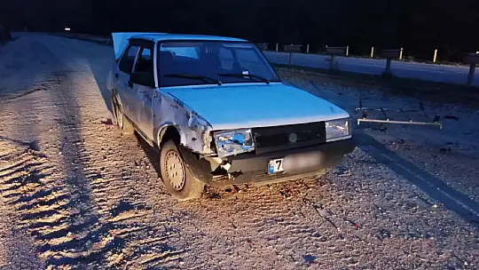 Amasra yolunda kaza
