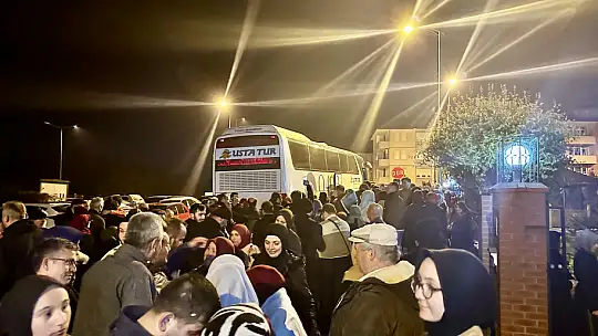 Şevval umrecileri dualarla uğurlandı