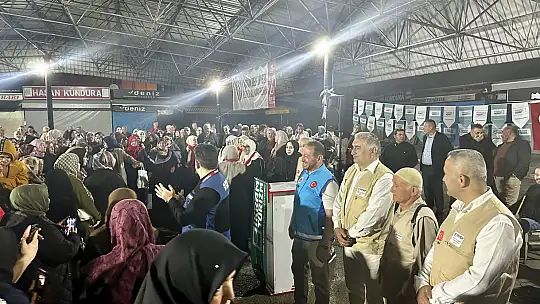 İkram turizm hac kafilesi dualarla uğurlandı