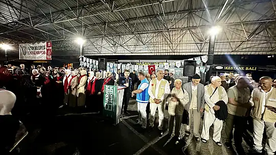 İkram turizm hac kafilesi dualarla uğurlandı