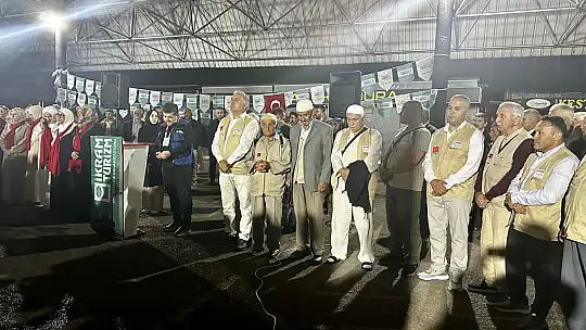 İkram turizm hac kafilesi dualarla uğurlandı