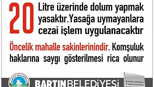 Fazla kavşak suyu doldurana ceza