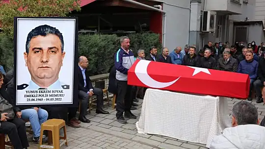 Emekli polis son yolculuğuna uğurlandı
