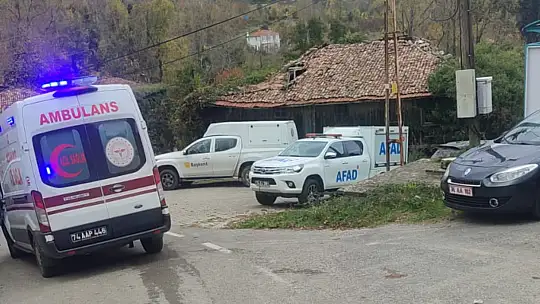 Yaşlı kadının evinde yangın çıktı