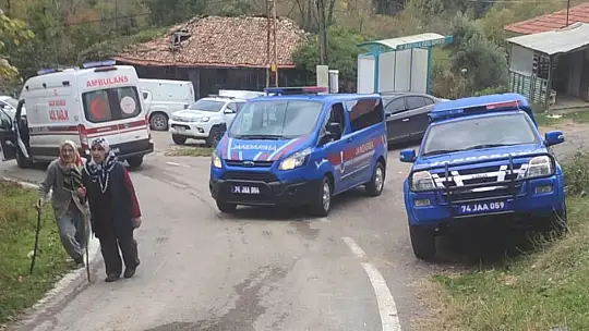 Yaşlı kadının evinde yangın çıktı