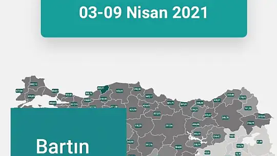 Bartın'da korkutan artış