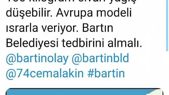 Bartın için dikkat çeken uyarı