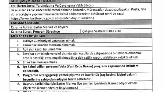SYDV 14 personel alacak