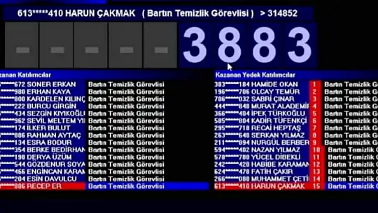 Sağlık Bakanlığı Bartın kura sonuçları