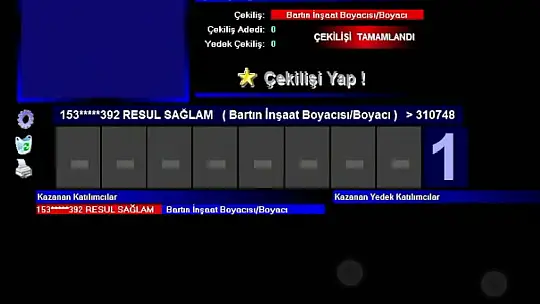 Bartın için kura sonuçları