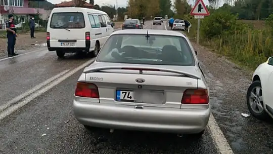 Kozcağız yolunda kaza!