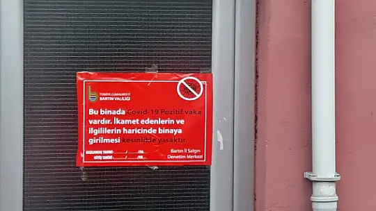 Bartın'da vakalar için yeni önlem!