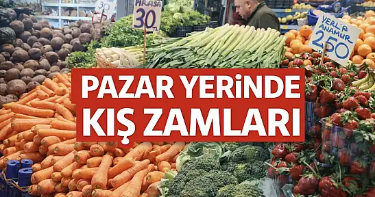 Pazarda kış zamları
