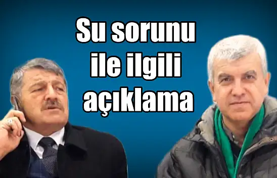 Akın su sorununun çözümünü açıkladı