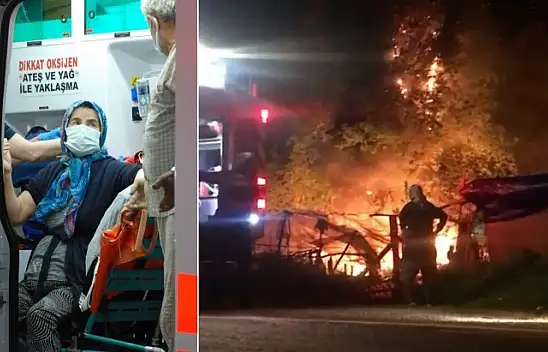 Bartın'da alevli dakikalar