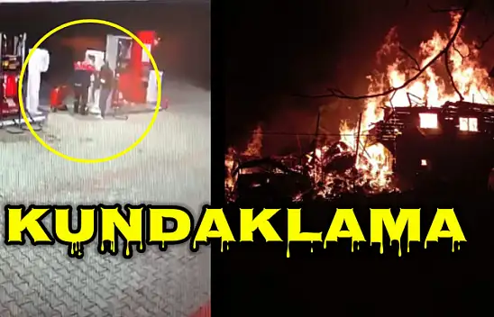 Evin benzinle yakıldığı iddia edildi