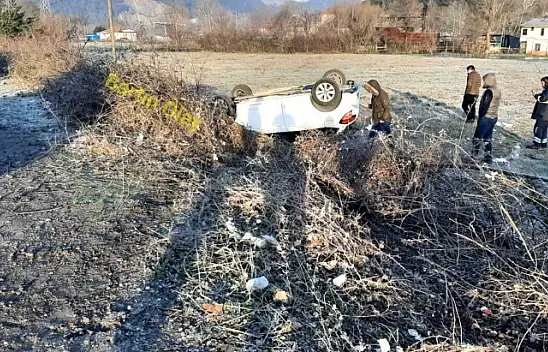 Boğaz yolunda kaza