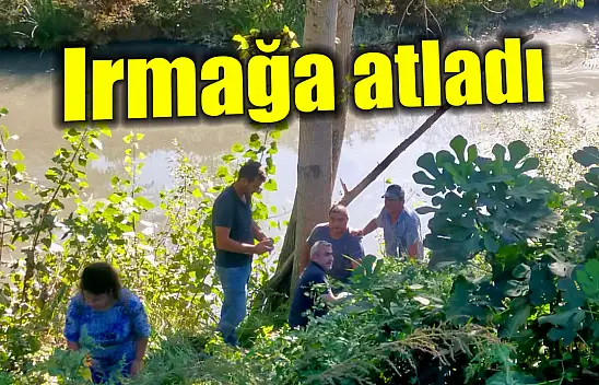 Genç kız Irmağa atladı