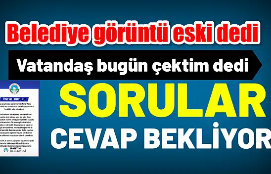 Irmak kirliliğine belediyeden cevap
