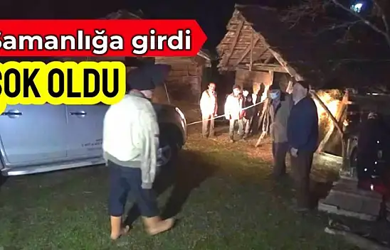Samanlığa girince olan oldu