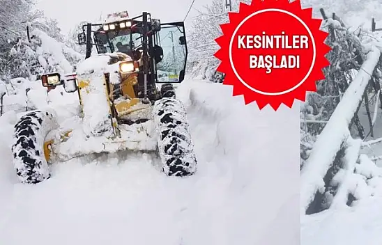 Yollar kapandı, kesintiler çığ gibi