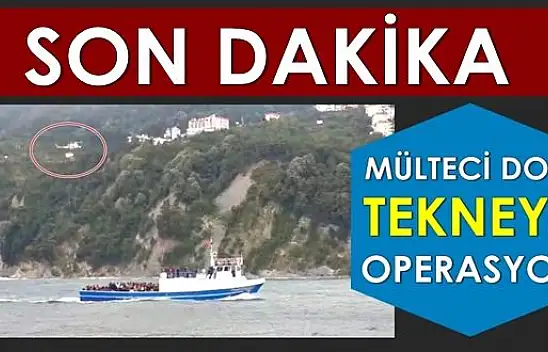 Amasra açıklarında mülteci avı