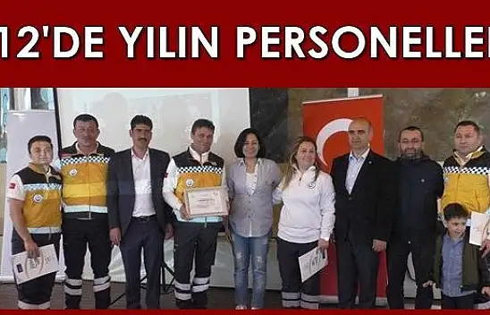Bartın 112 acilde yılın personelleri seçildi