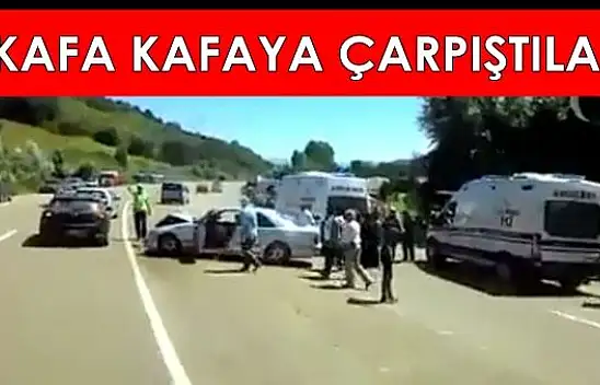 Bartın Çaycuma Yolunda Kaza
