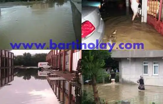 BARTIN'DA EV VE İŞYERLERİ SU ALTINDA KALDI