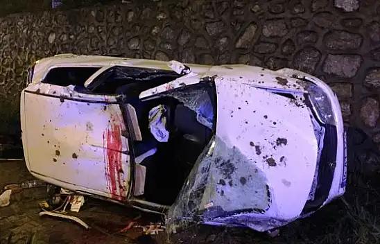 Bartın'da feci kaza, 1 ölü 2 yaralı