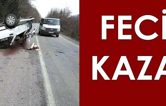 Bartın Karabük yolunda ölümlü kaza