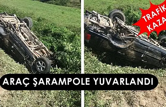 Bartın Kozcağız yolunda kaza!