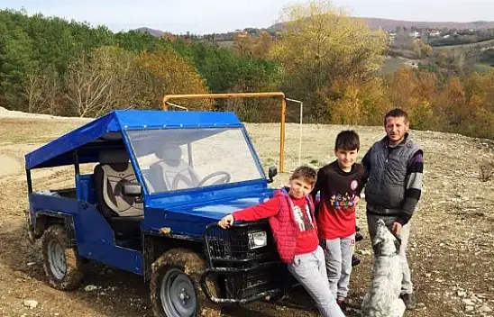 Bartınlı usta 4 çeker arazi aracı yaptı