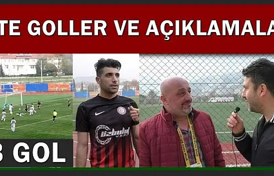 Bartınspor'da maçın golleri ve açıklamalar