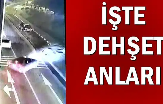 Dehşete düşüren kaza kamerada