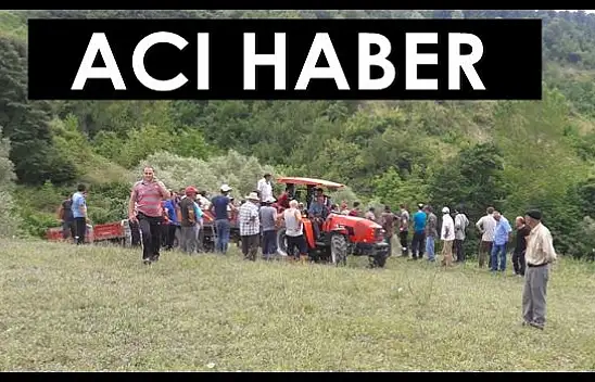 Devrilen traktörün altında kaldı