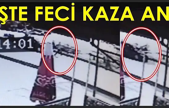 Feci kaza kameralara yansıdı
