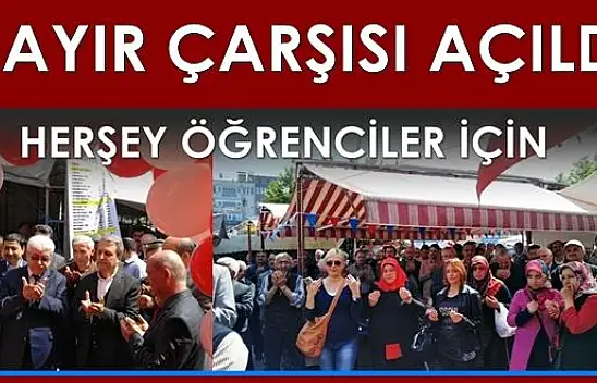 Geleneksel Hayır Çarşısı Dualarla Açıldı