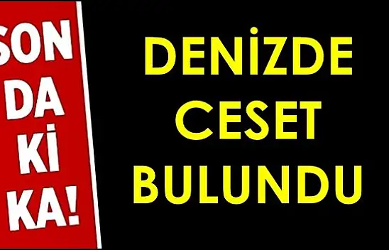 İnkumu açıklarında denizde ceset bulundu
