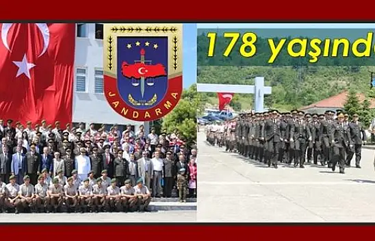 Jandarma teşkilatının 178.yılı kutlandı