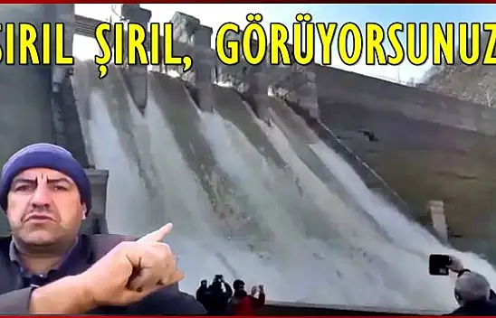 Kirazlı Köprü Barajı dolup taştı