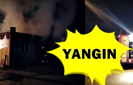 Konteynerde Yangın Çıktı