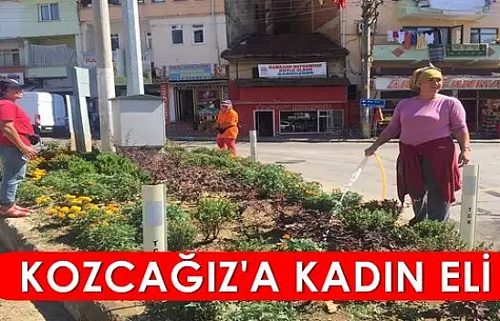 Kozcağız'da Kadın İşçiler Dikkat Çekti