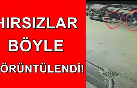 Market hırsızları böyle görüntülendi!