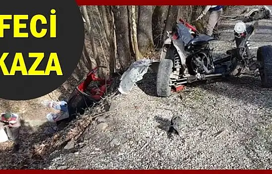 Otomobil parçalara ayrıldı