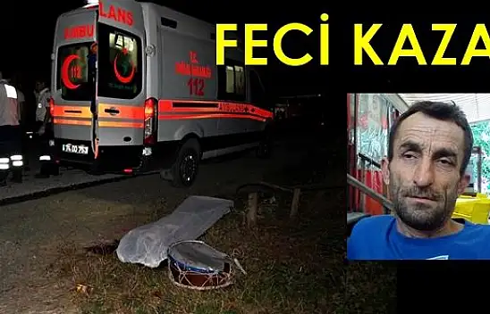 Ramazan davulcusu kazada öldü